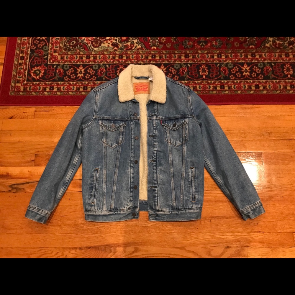 Levi’s Denim Sherpa Jacket!